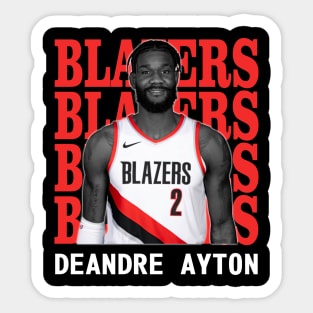 Portland Trail Blazers Deandre Ayton 2 Sticker